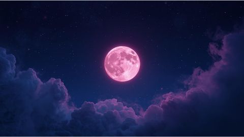 Květnový úplněk ve Štíru (obrázek)